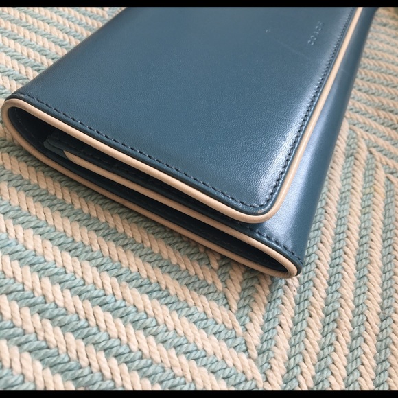 COACH Leather Slim Snap Wallet - Picture 6 of 8